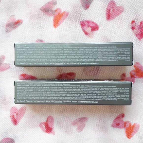 2/$20 Benefit Cosmetics: They're Real! Double The Lip mini bundle - Pink Thrills - Picture 6 of 13